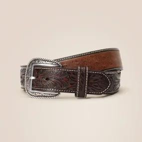 1.5 Ostrich Tooled Belt