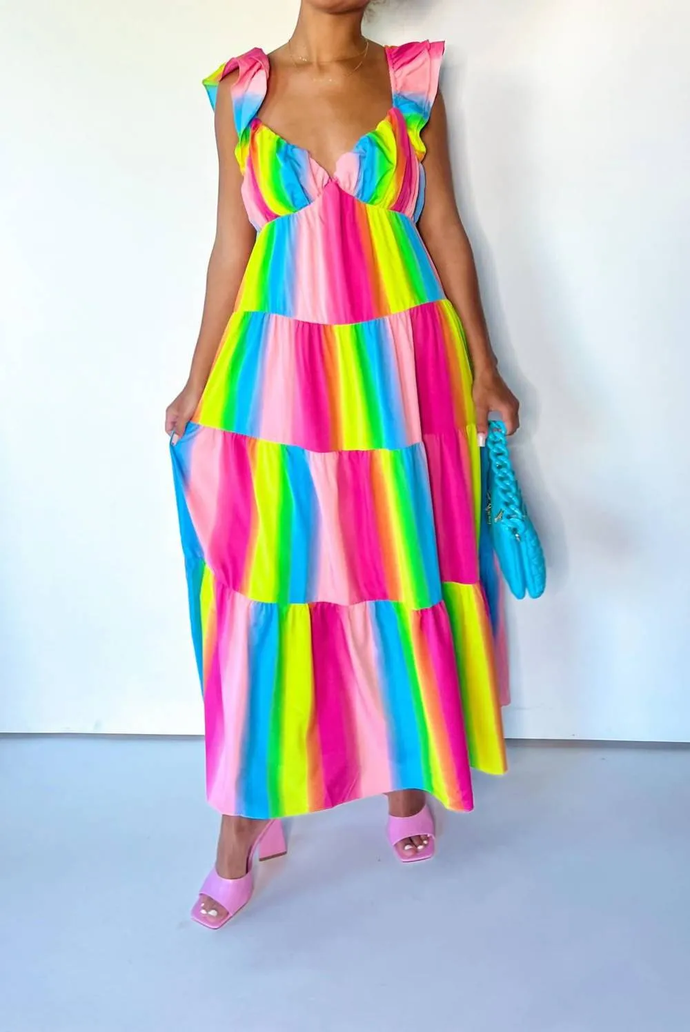 2.7 AUGUST APPAREL - Ombre Maxi Dress