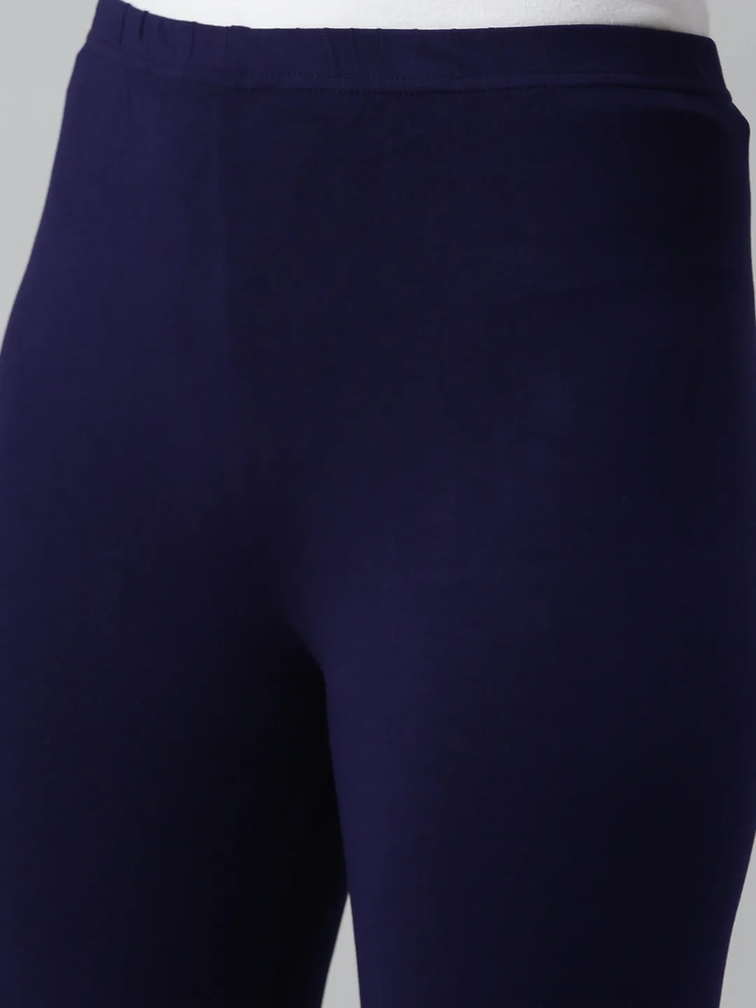 3/4th Leggings-Dark Navy Blue