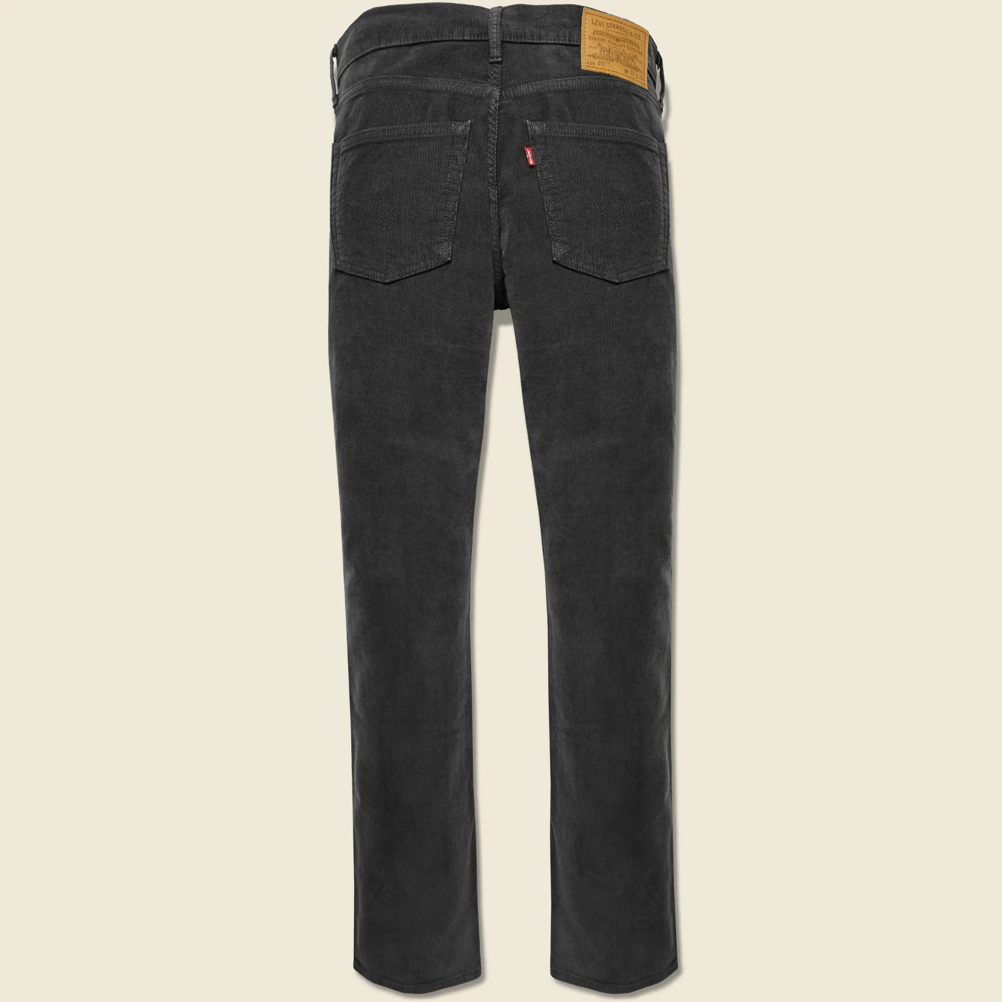 511 Slim Corduroy Pant - Black Agate