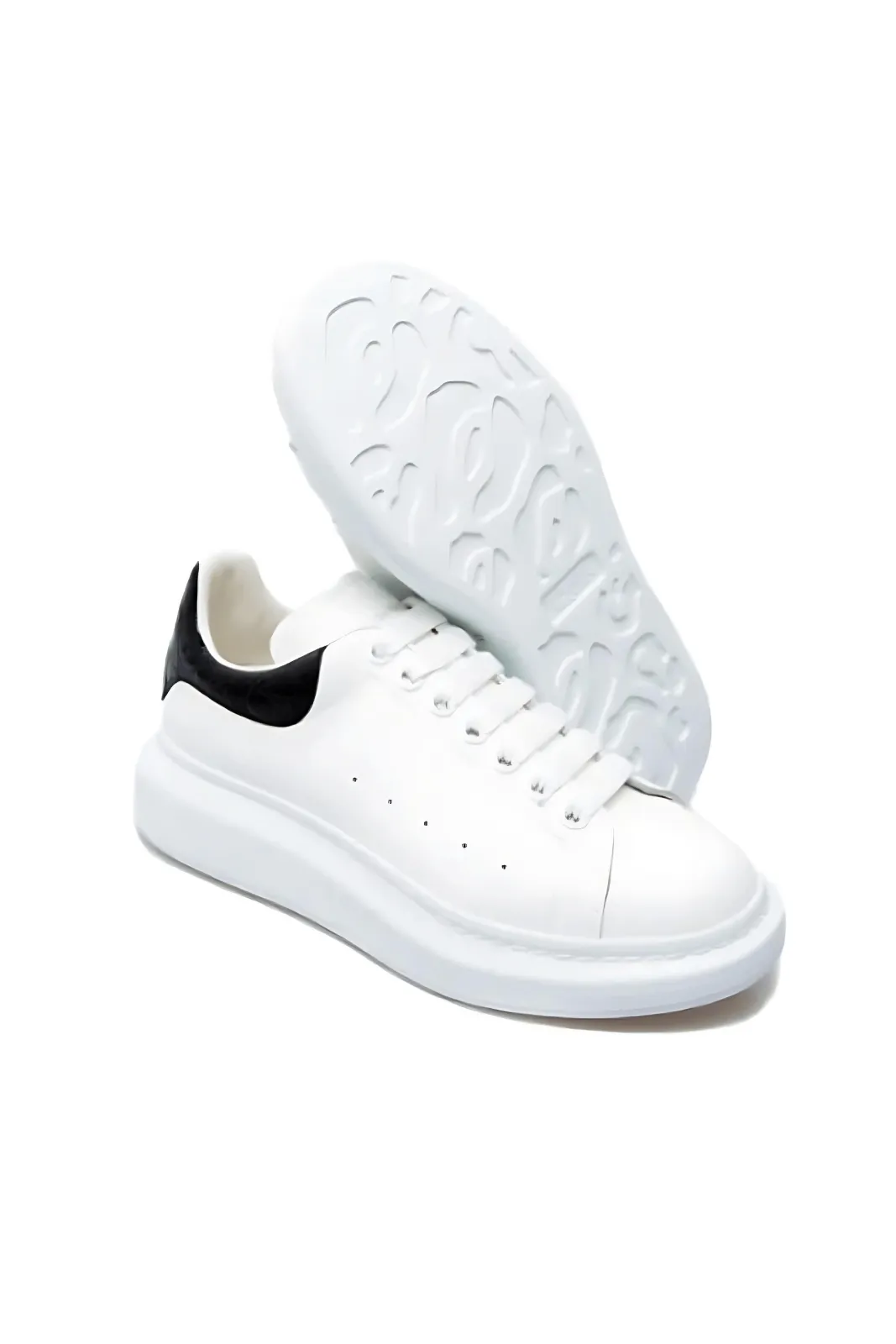 Alexander McQueen Oversized Sneaker 'Black Crocodile'