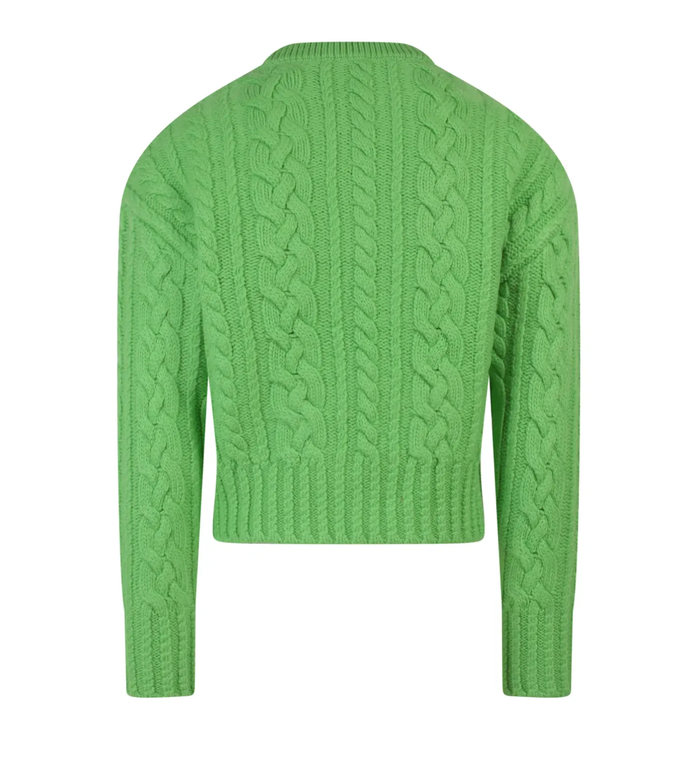 Ami 'Green' Knitted Crewneck Sweater