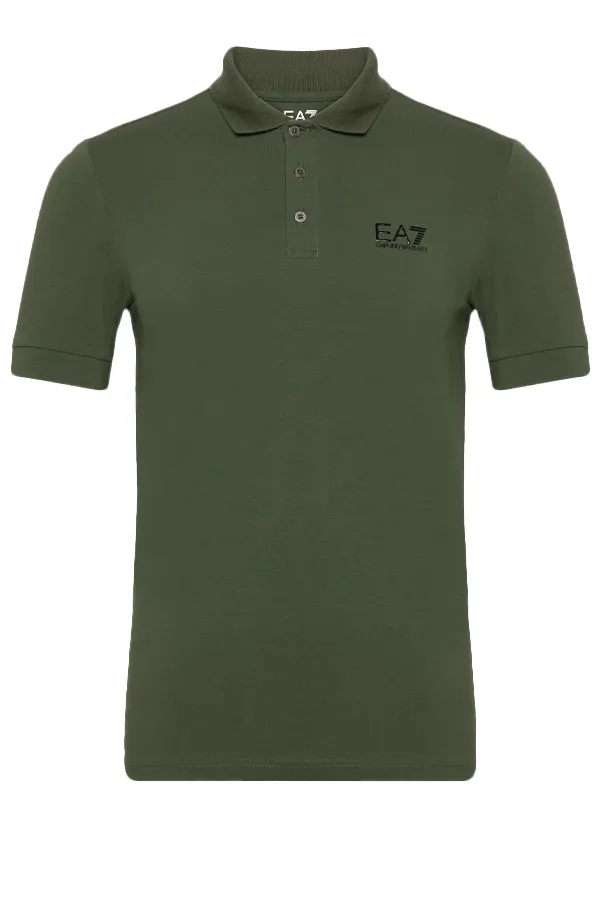 Armani EA7 Core ID Polo Shirt Olive