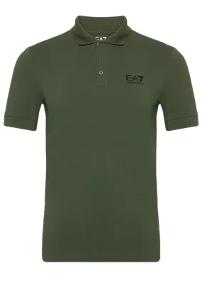 Armani EA7 Core ID Polo Shirt Olive