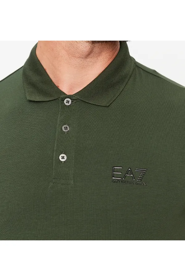 Armani EA7 Core ID Polo Shirt Olive