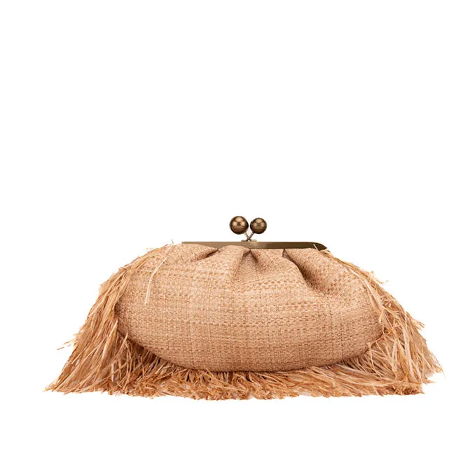 BAG PASTICCINO BELFORD MEDIUM IN RAFFIA Woman Natural 