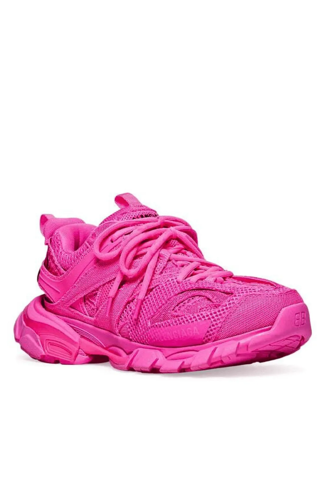 Balenciaga Track Sneaker In Full Mesh/ Pink