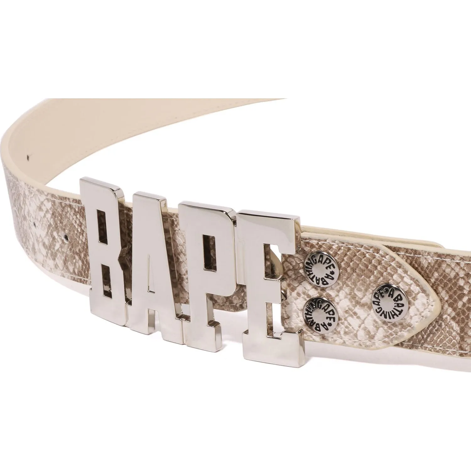 BAPE SNAKE BELT MENS