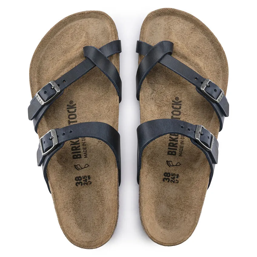 Birkenstock Womens Mayari Sandal **Regular Width**- Blue Oiled