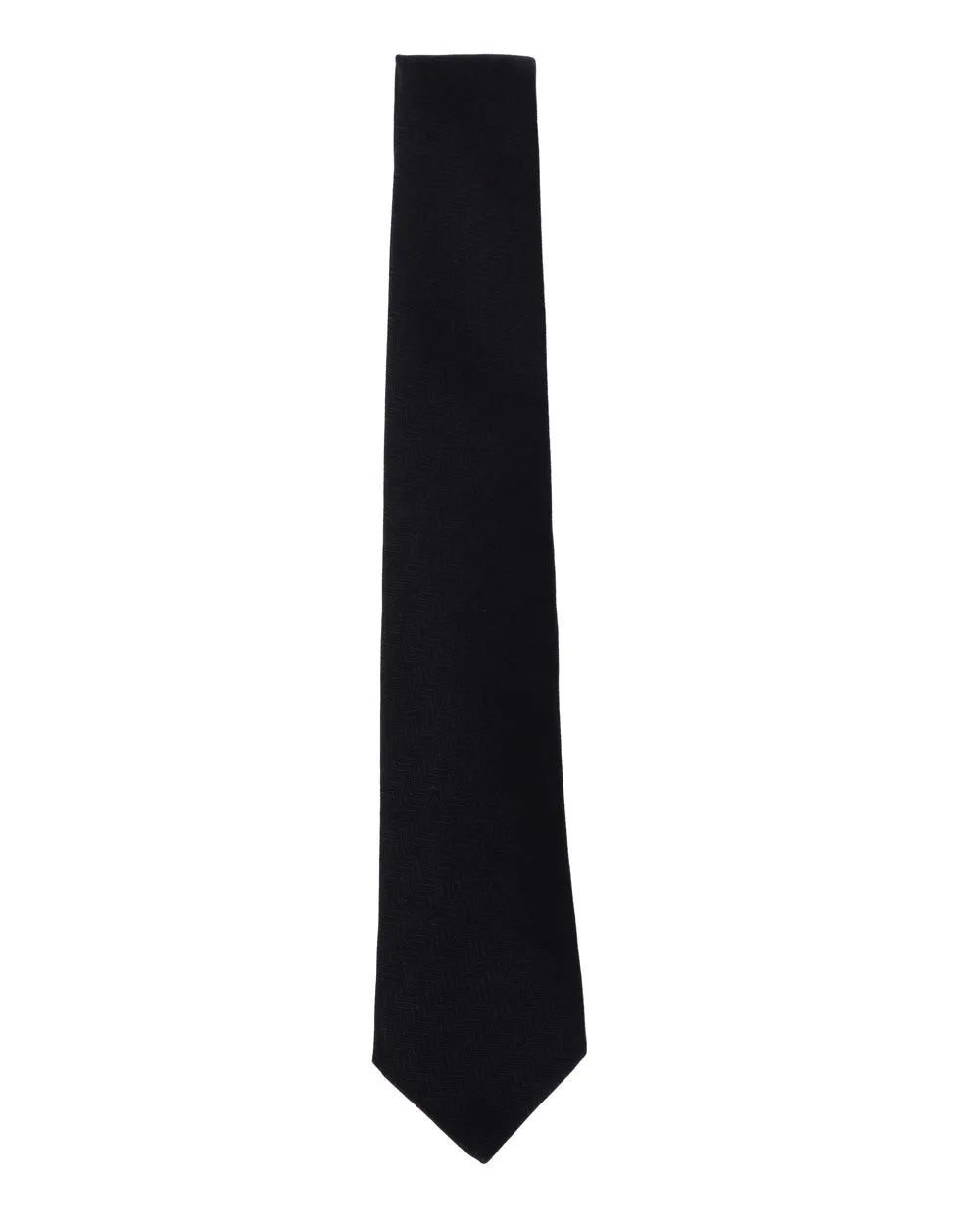 Black Textured Tie