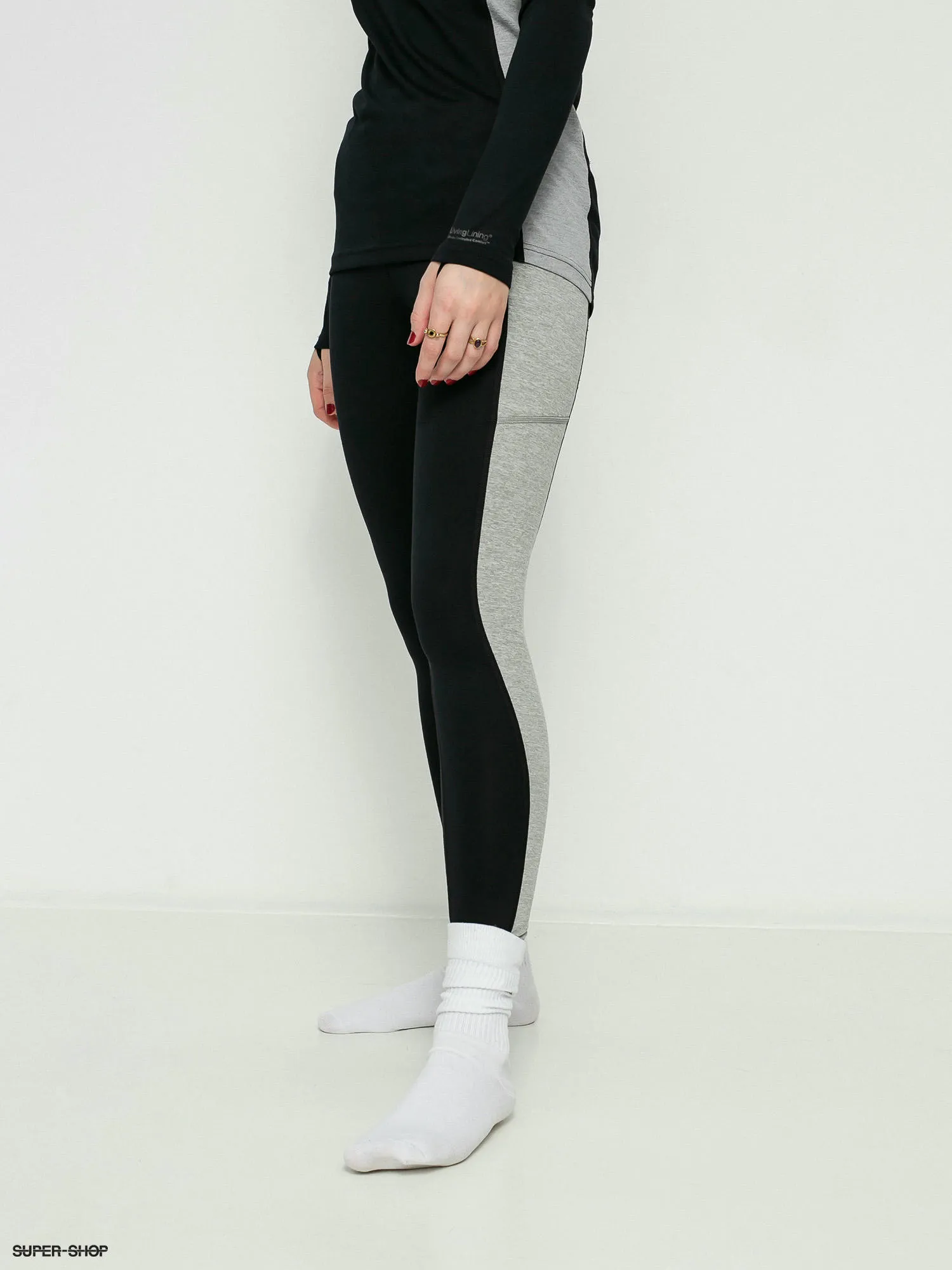 Burton Midweight X Base Layers Active leggings Wmn (true black/gray heather)