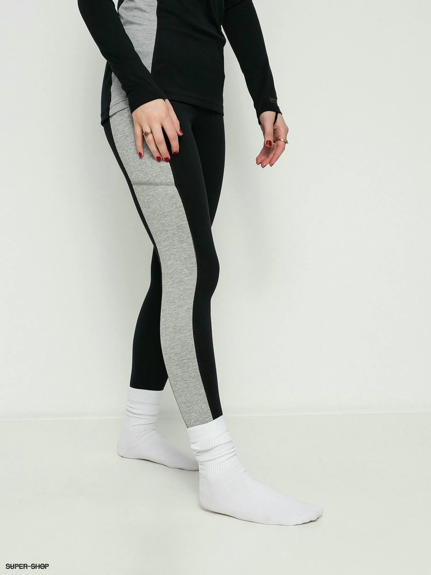 Burton Midweight X Base Layers Active leggings Wmn (true black/gray heather)