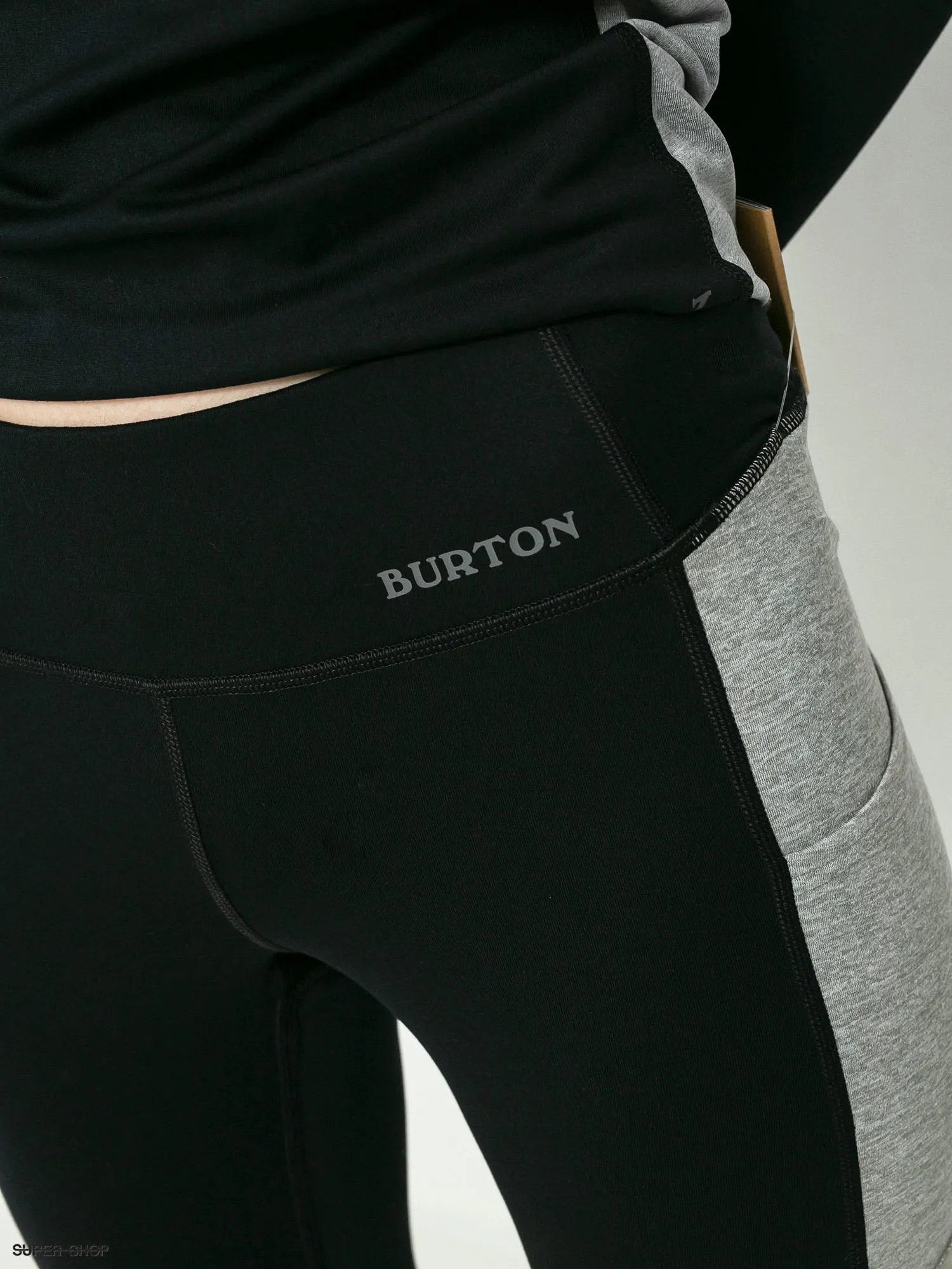 Burton Midweight X Base Layers Active leggings Wmn (true black/gray heather)