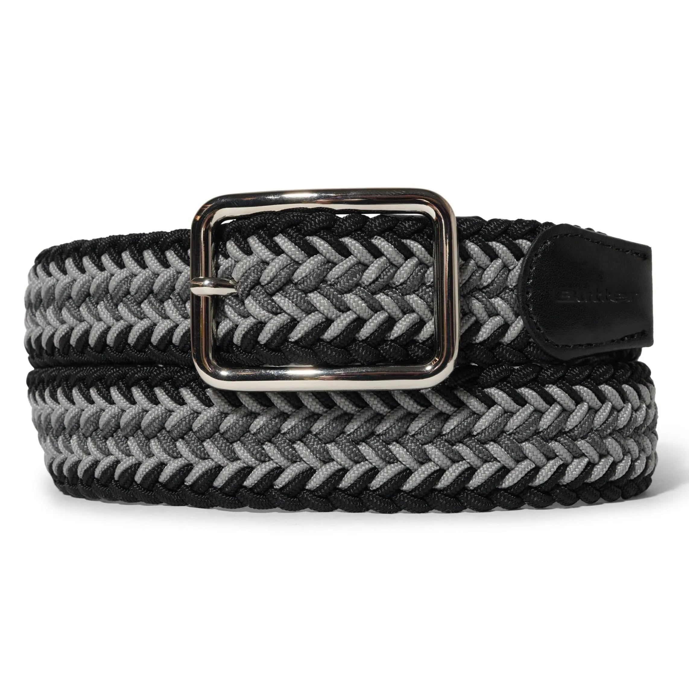 Butter Goods Braided Belt Black/Grey