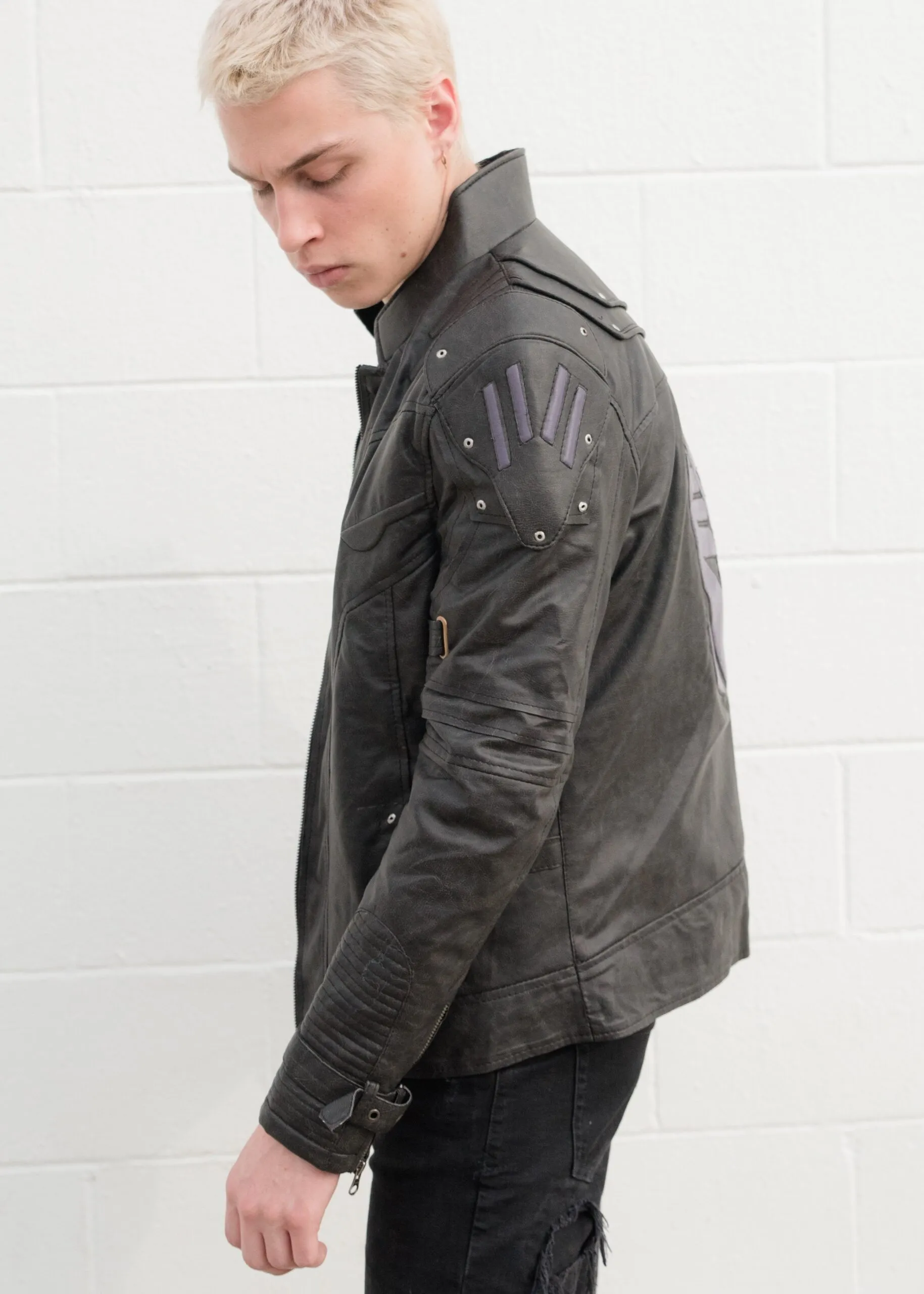 Buy Mens Transformers Decepticon Shield Leather Jacket | LucaJackets