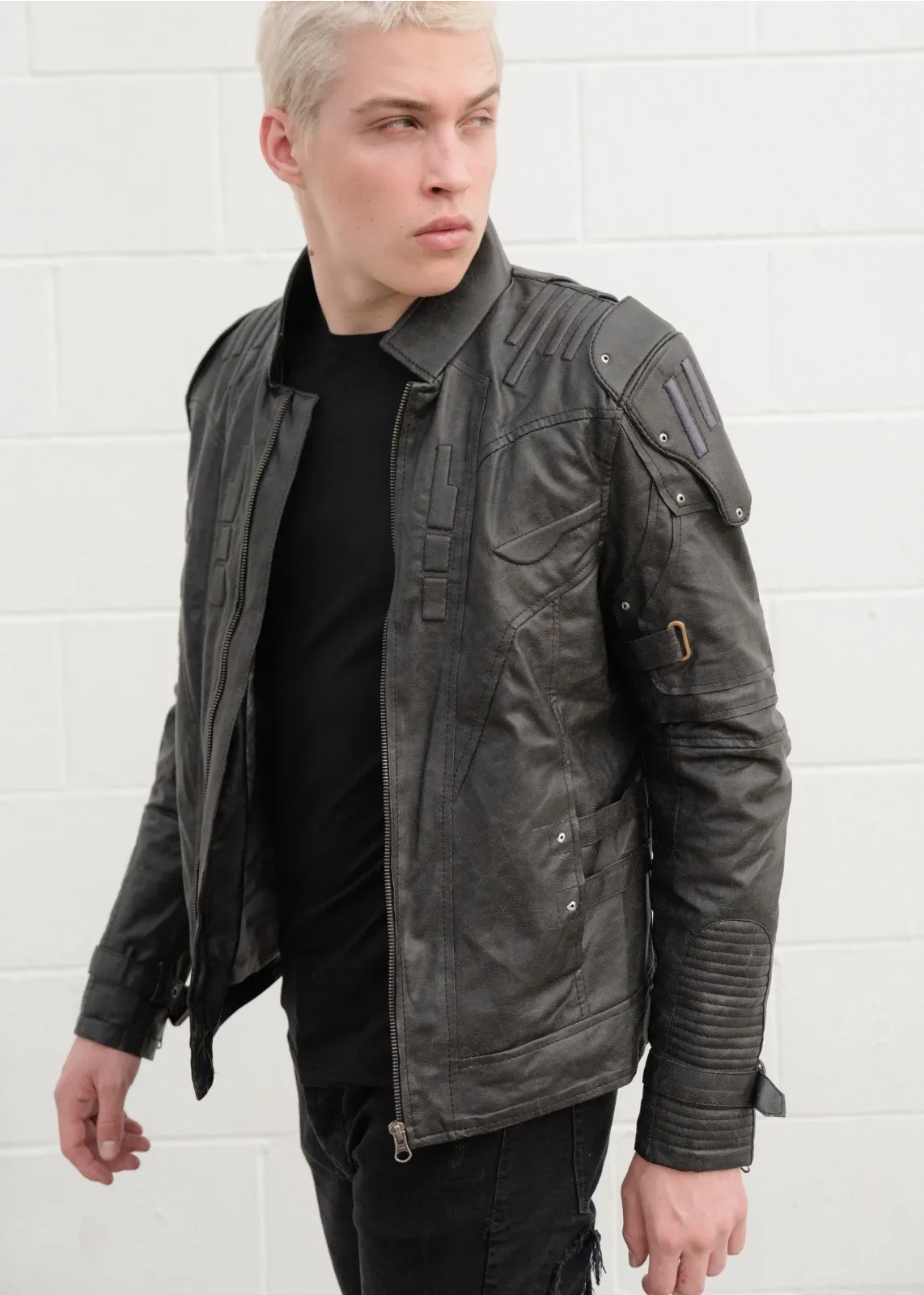 Buy Mens Transformers Decepticon Shield Leather Jacket | LucaJackets