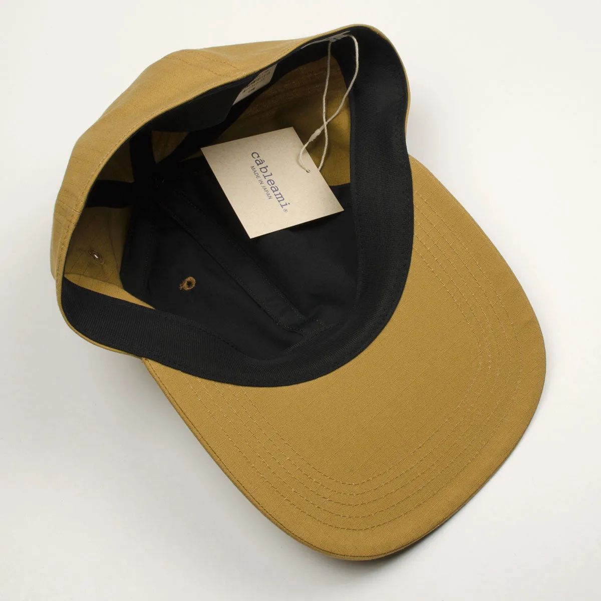 cableami - Ripstop Long Bill Cap - Dark Beige