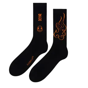 Calzini Dolly Noire Pokemon Charmender Socks