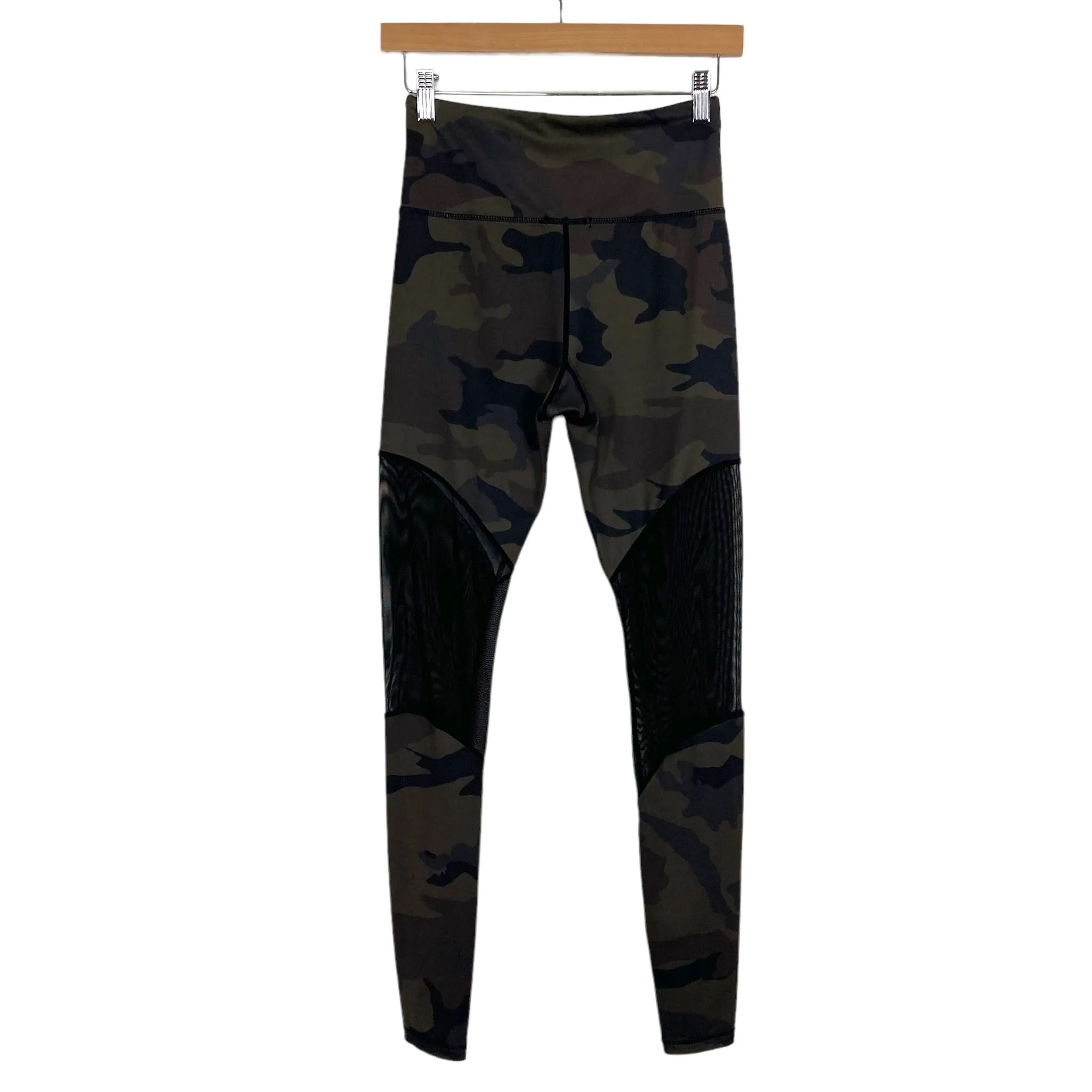 Carbon38 Camo Mesh Leggings- Size ~S (see notes, Inseam 27.5)