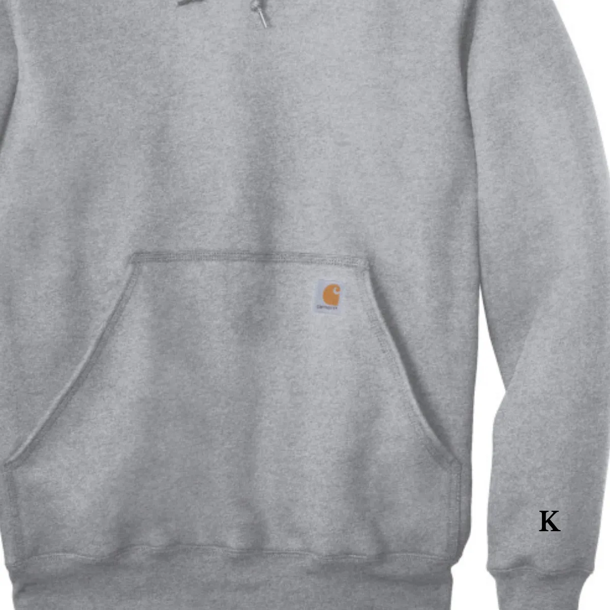 Carhartt DAD hoodie Embroidered, with Initials on sleeve