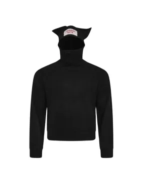 Charles Jefferey Loverboy 'Black Ears Balaclava' Sweater