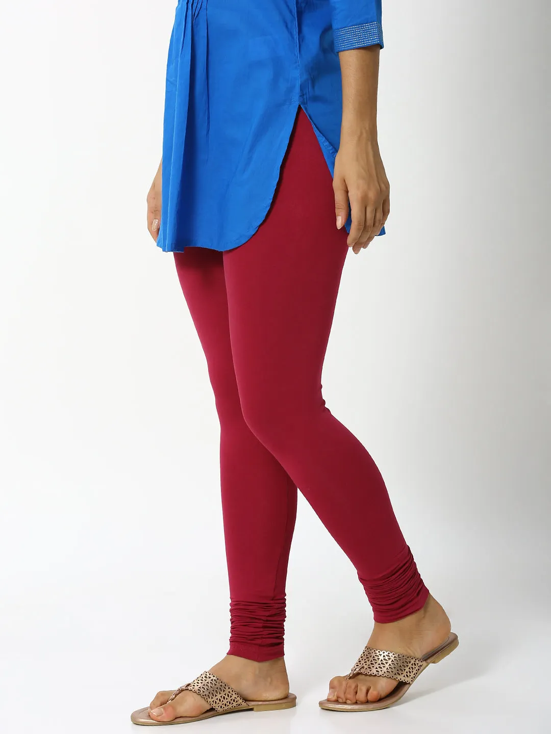 Churidar Leggings-Mauve