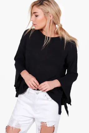 Debbie Tie Sleeve Sweater