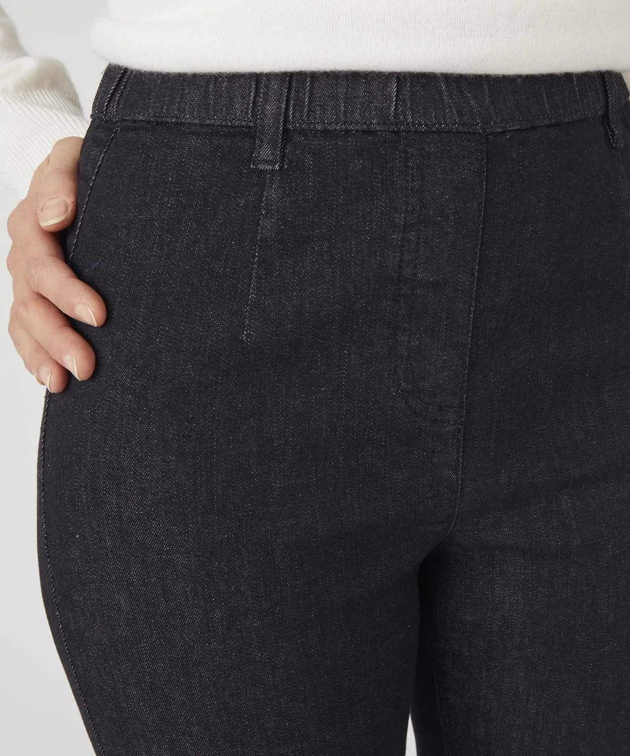 Denim Pull-on Trousers