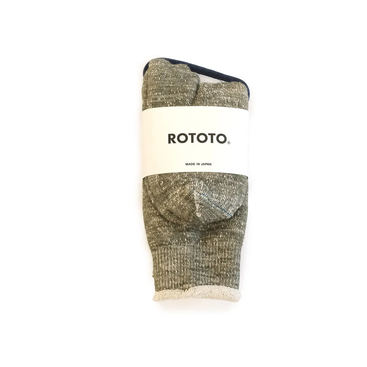 Double Face Merino Cotton Socks Army Green