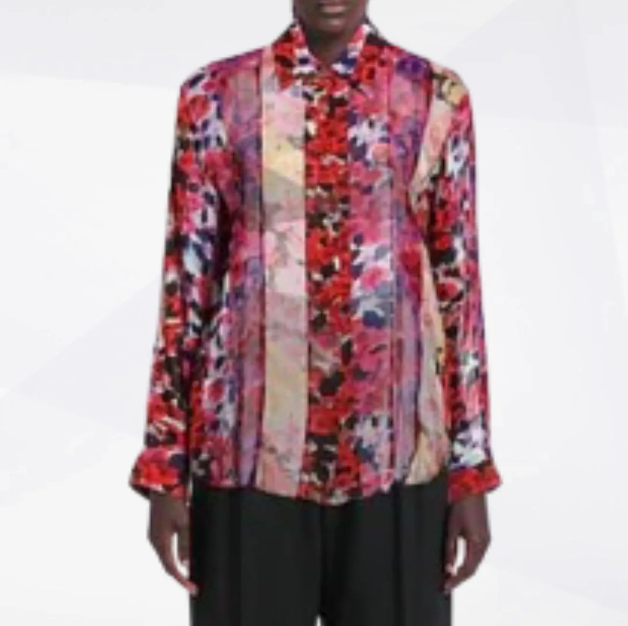 Dries Van Noten  |Flower Patterns Elegant Style Shirts & Blouses