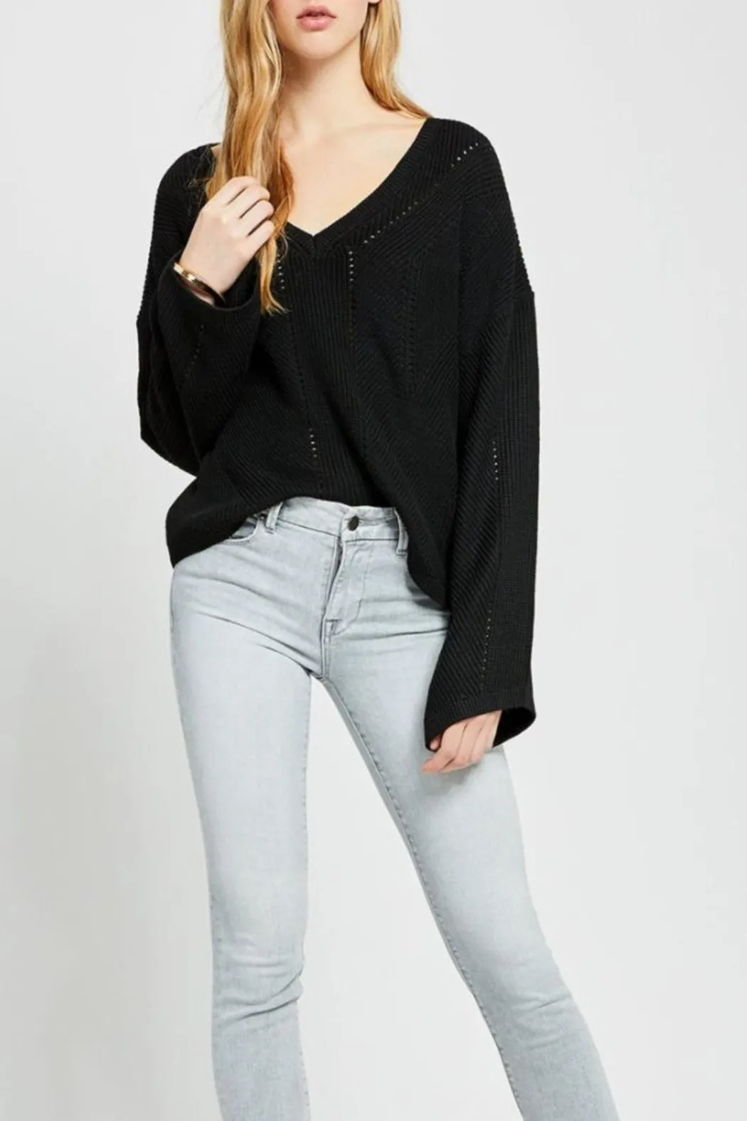 Flare Sleeve Sweater