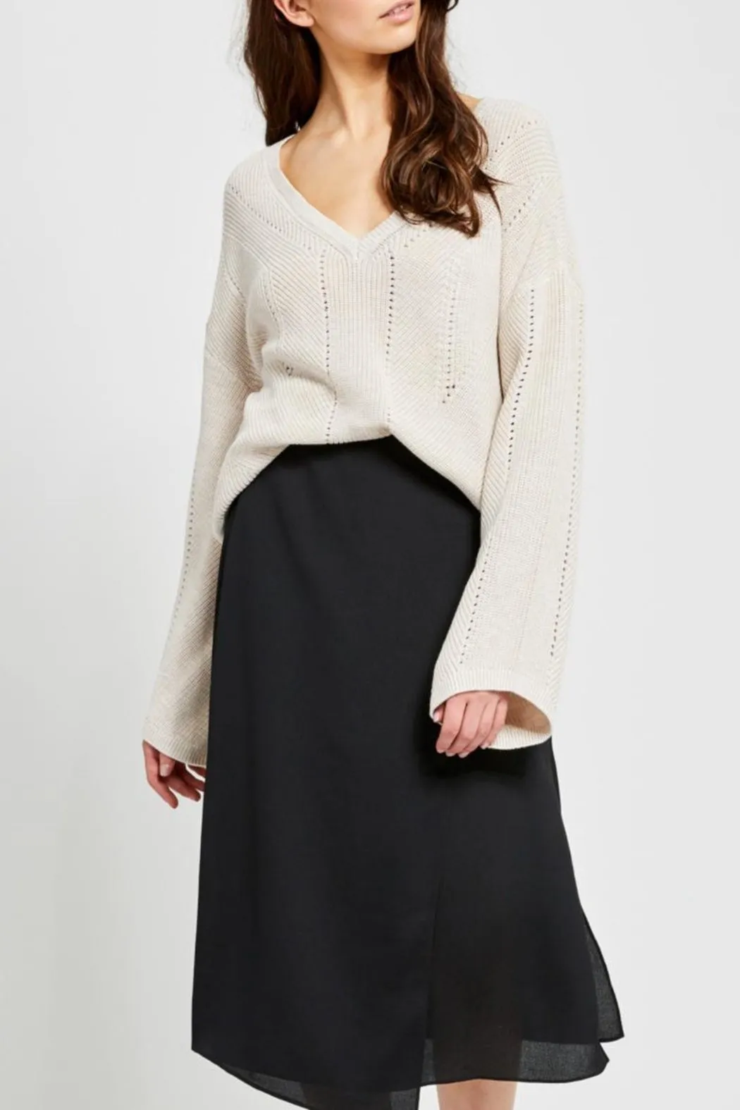 Flare Sleeve Sweater