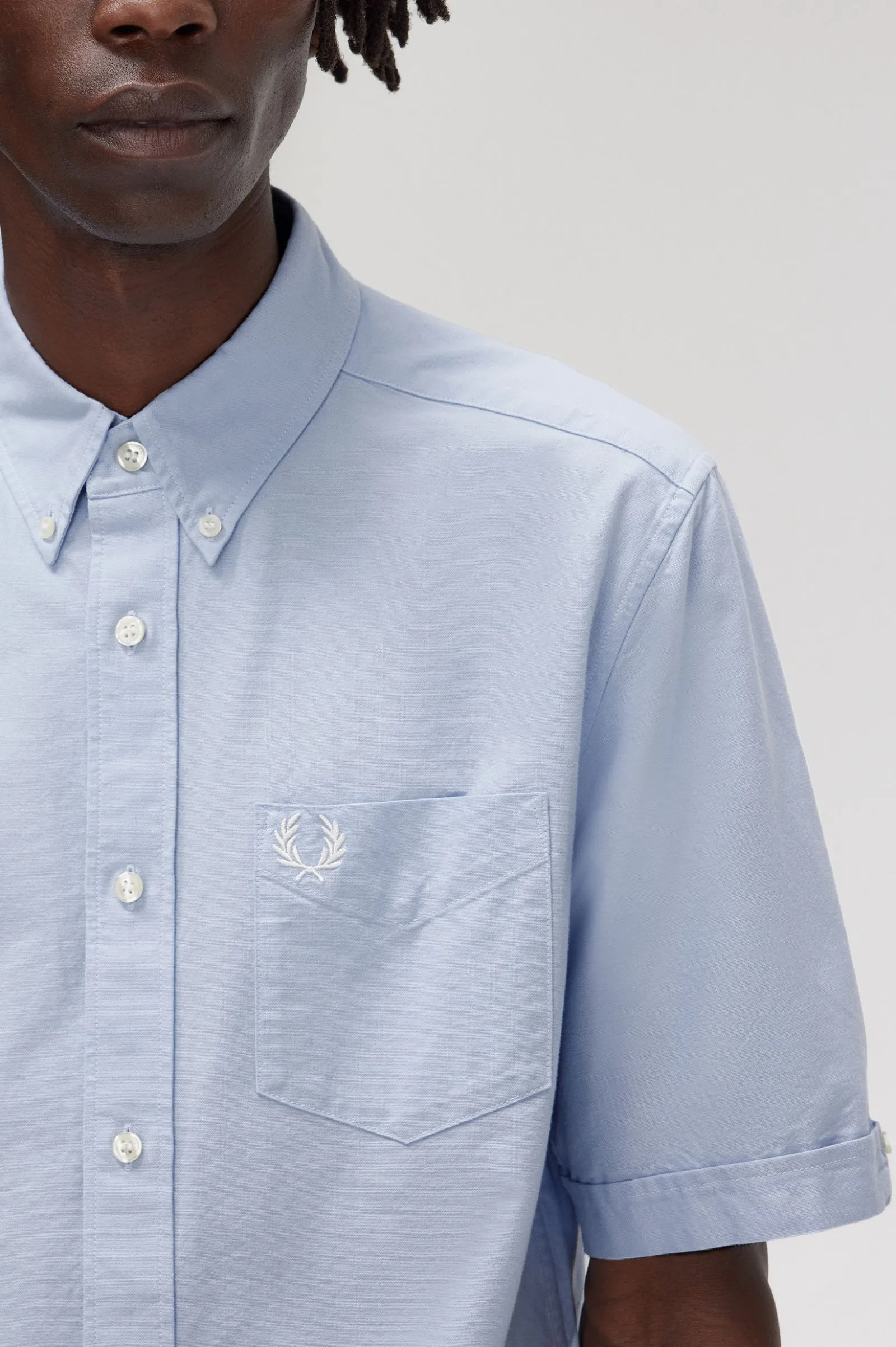 FRED PERRY  |Plain Logo Shirts