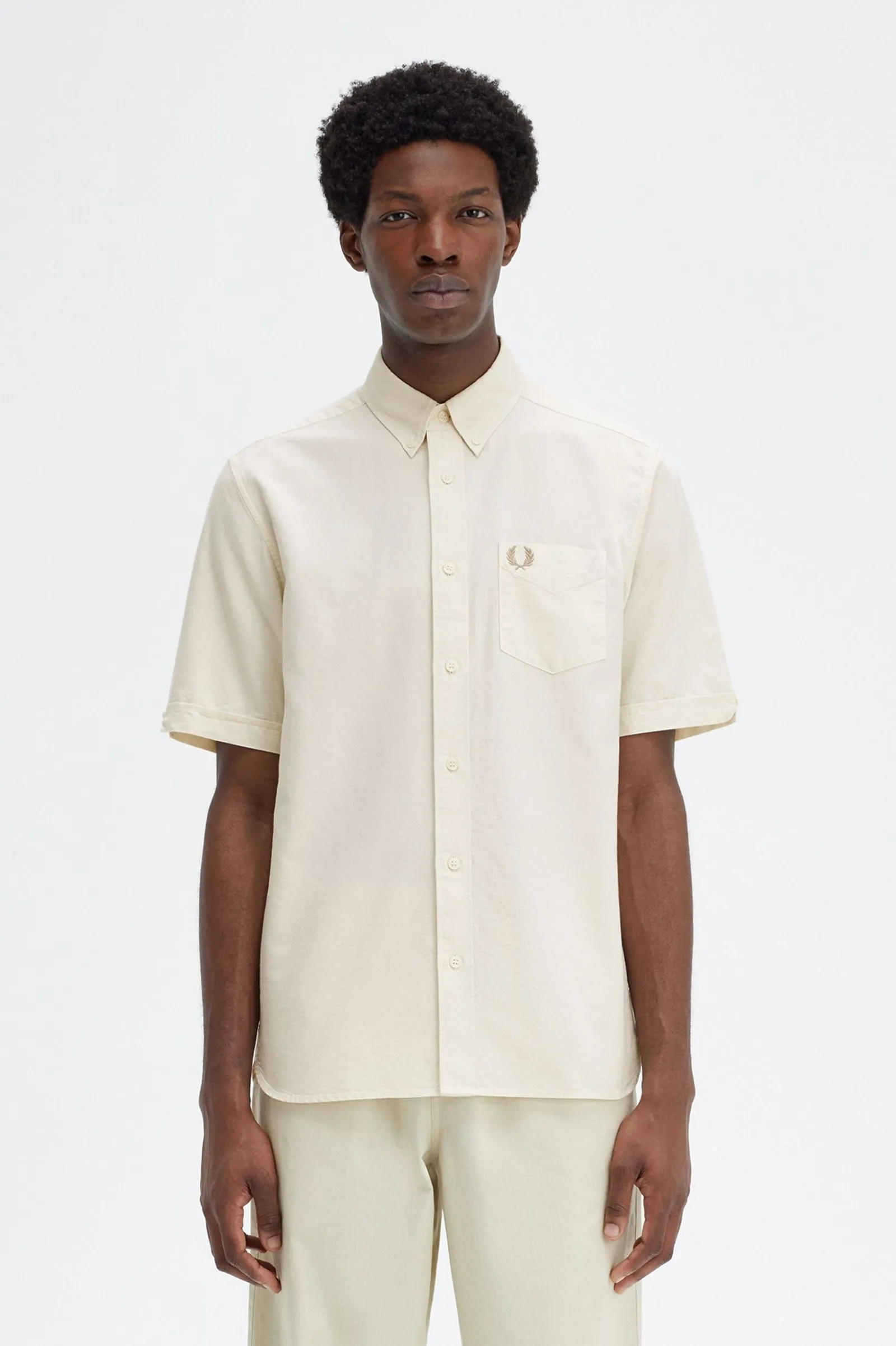 FRED PERRY  |Plain Logo Shirts