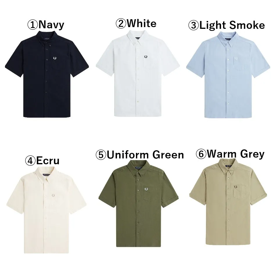 FRED PERRY  |Plain Logo Shirts