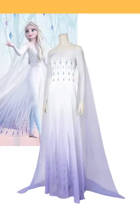 Frozen 2 Elsa Show Yourself Gradient Lilac Purple Cosplay Costume