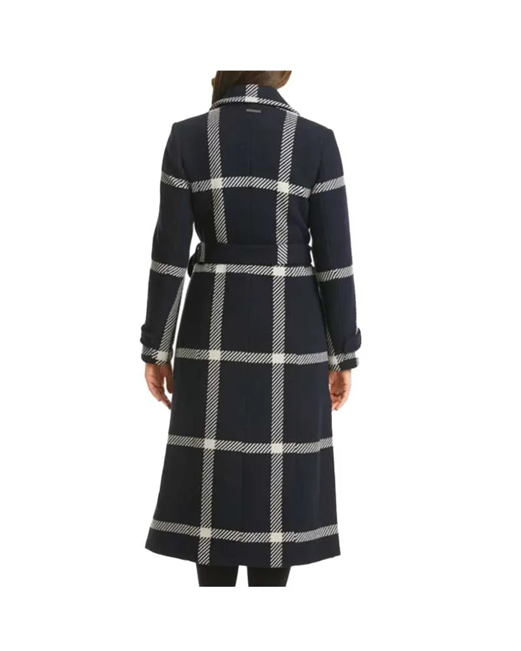 General Hospital Laura Wright Plaid Wrap Coat