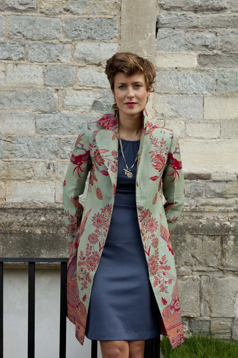 Grace Coat in Verdigris