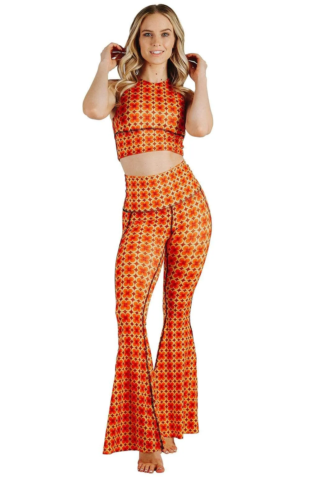 Groovy Girl Printed Bell Bottoms