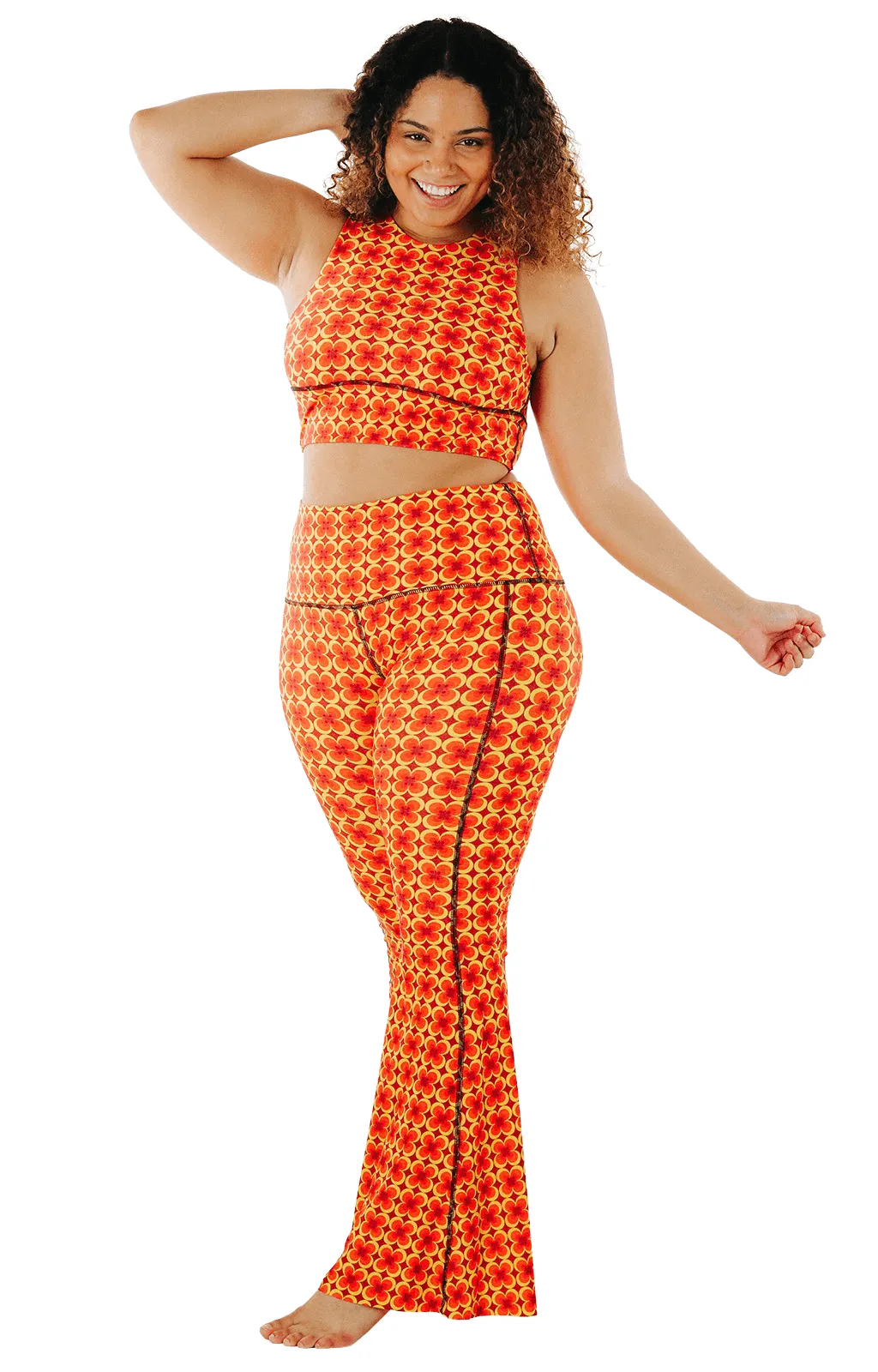 Groovy Girl Printed Bell Bottoms