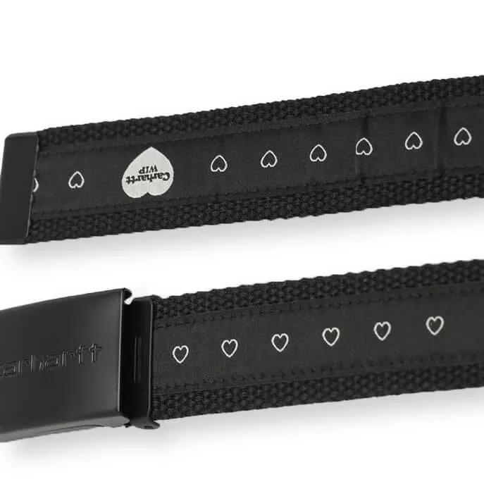 Heart Bandana Belt - Black