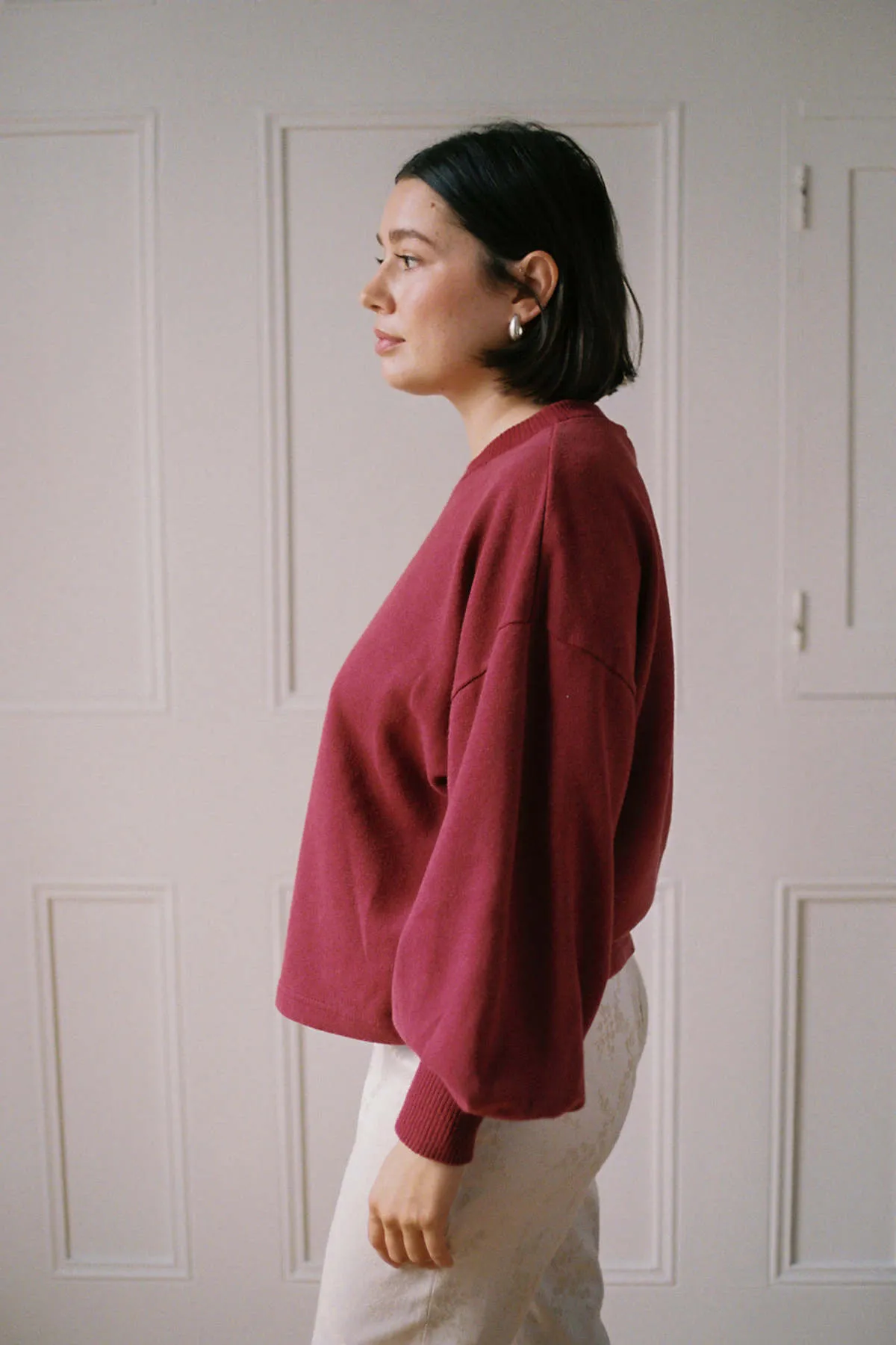 Hemp Cloud Sweater - Barolo