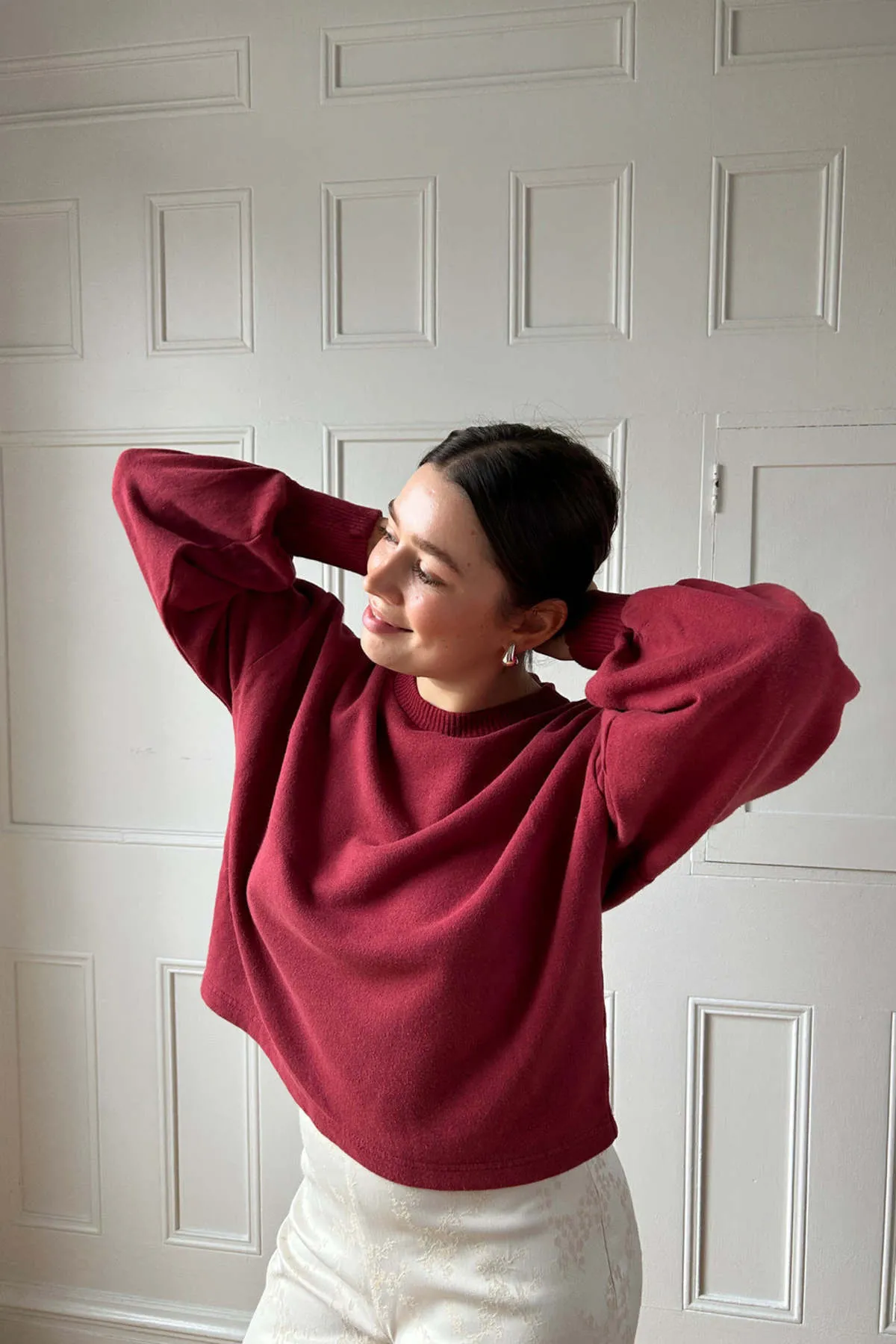 Hemp Cloud Sweater - Barolo