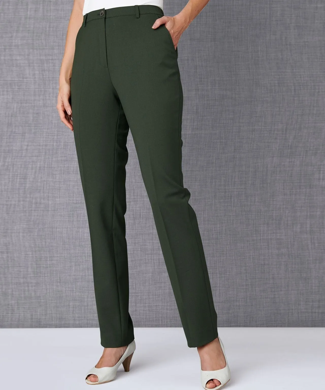 High Waist Tapered Trousers