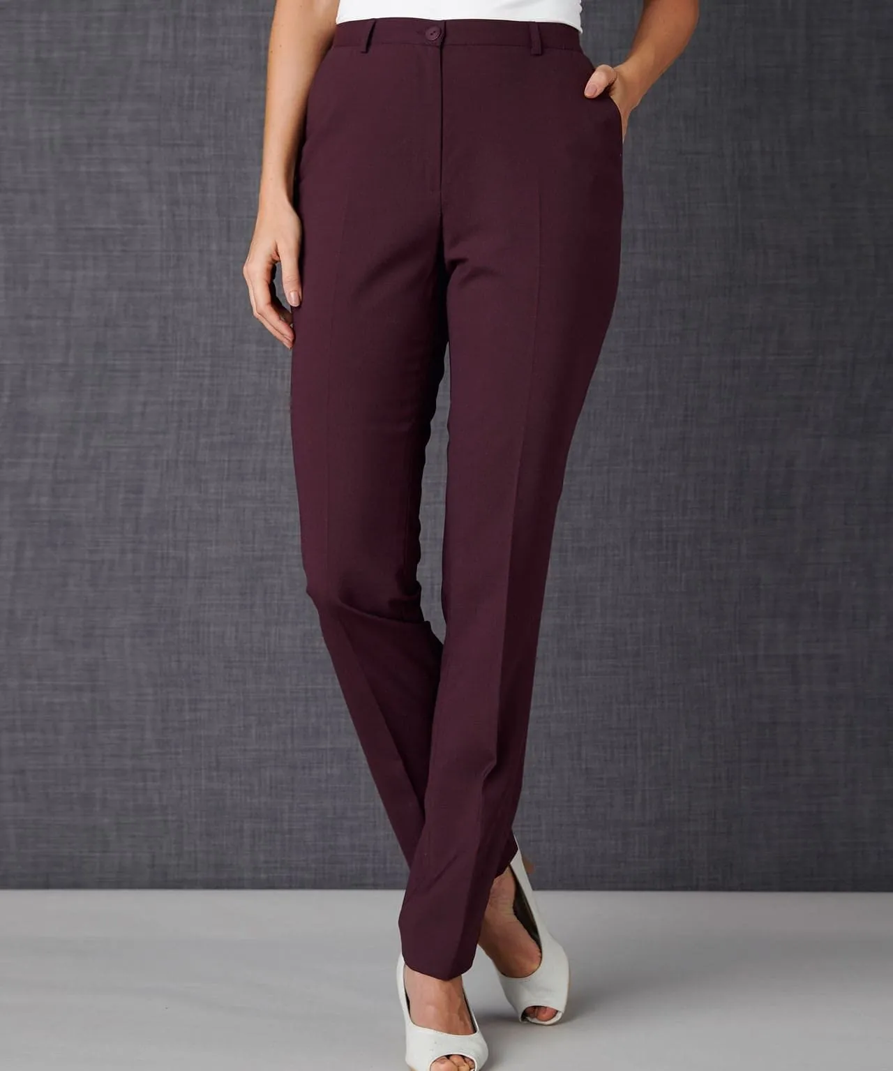 High Waist Tapered Trousers