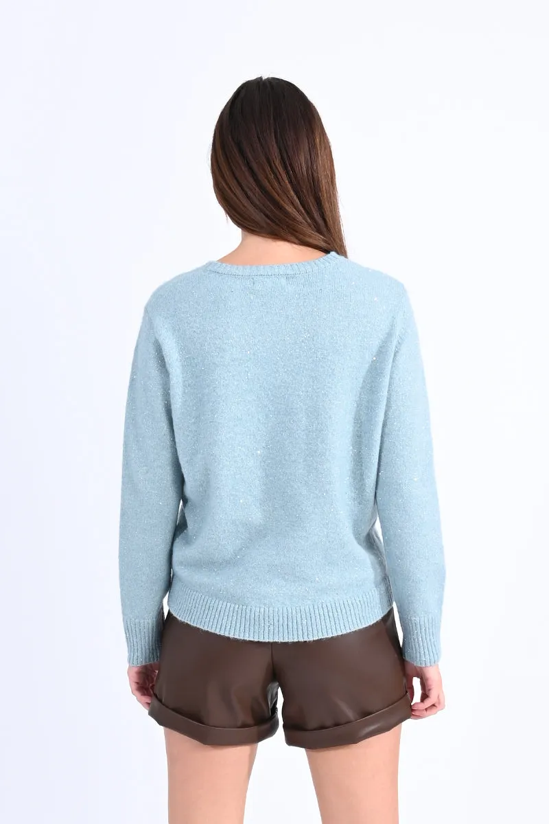 Ice Ice Blue Sweater