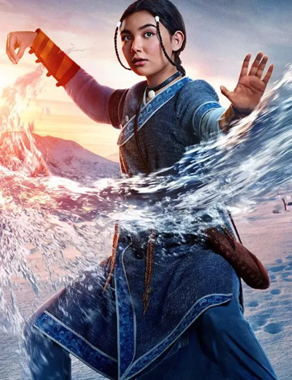 Kiawentiio Avatar: The Last Airbender Blue Coat