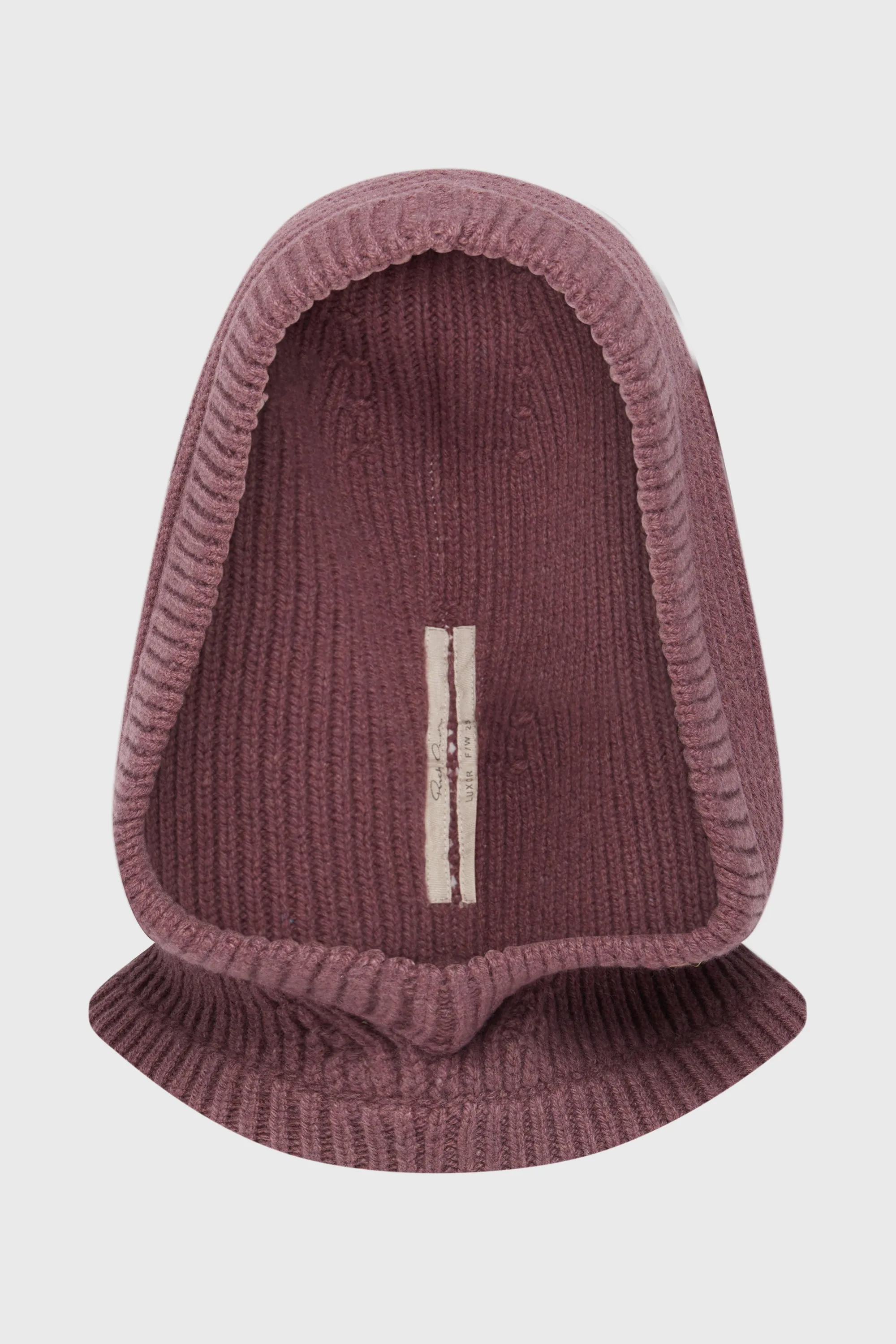 KNIT HOOD AMETHYST