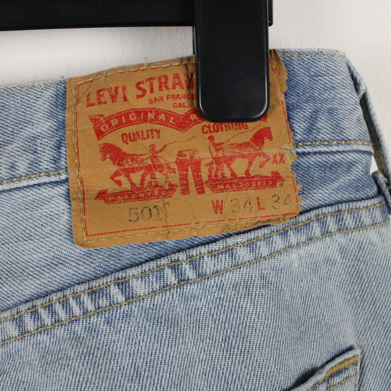 LEVIS 501 Jeans Light Blue | W34 L34