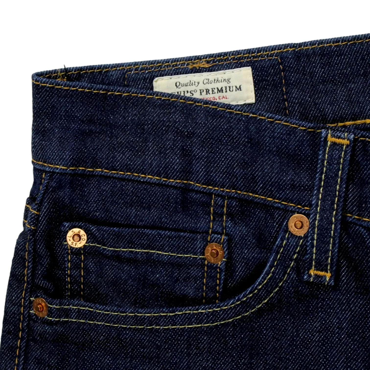 Levis Premium Indigo Denim Jeans